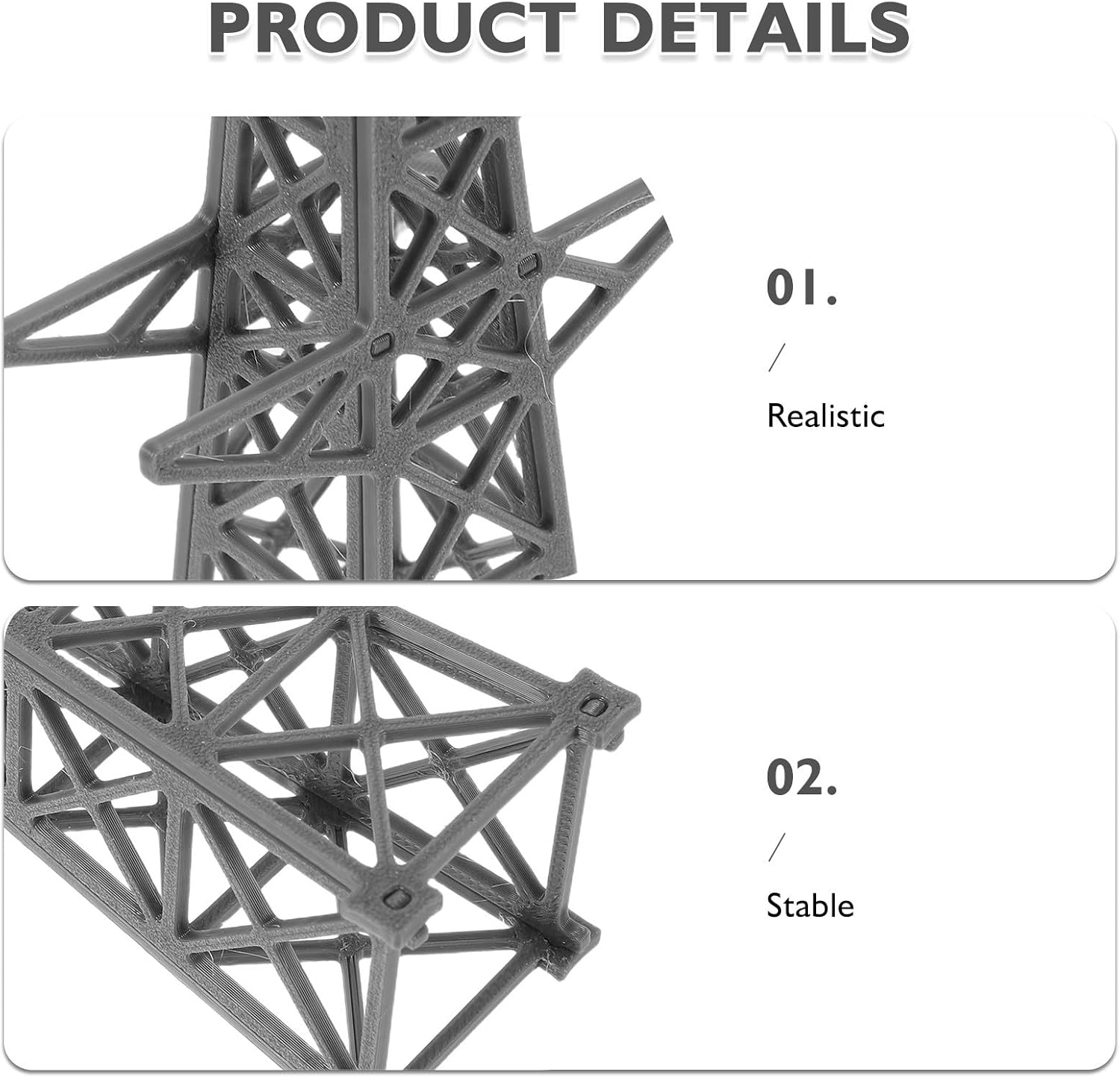 Miniature Kit 200 1: Electric Model Tower Transmission Plastic Architecture
