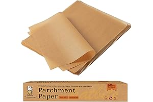 Katbite Parchment Paper for Heat Press: Precut Unbleached Baking Sheets