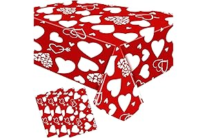 Valentine's Day Heart Tableclothes for Rectangle Tables