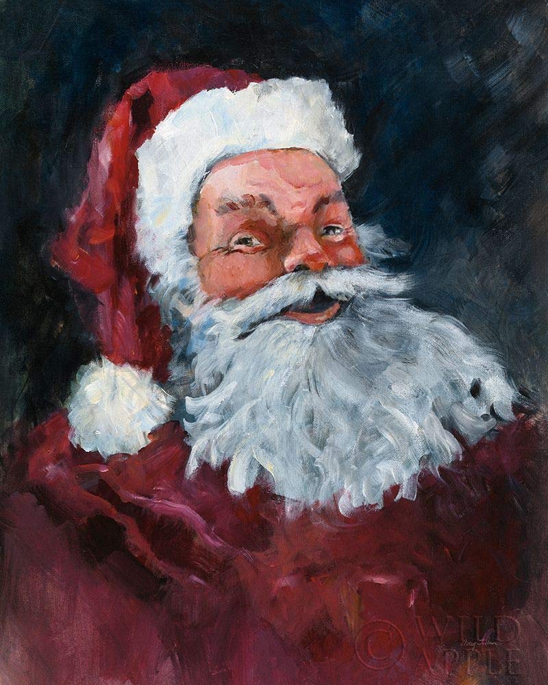 Amazon.com: Jolly Santa by Avery Tillmon - 22x28 Art Print Poster