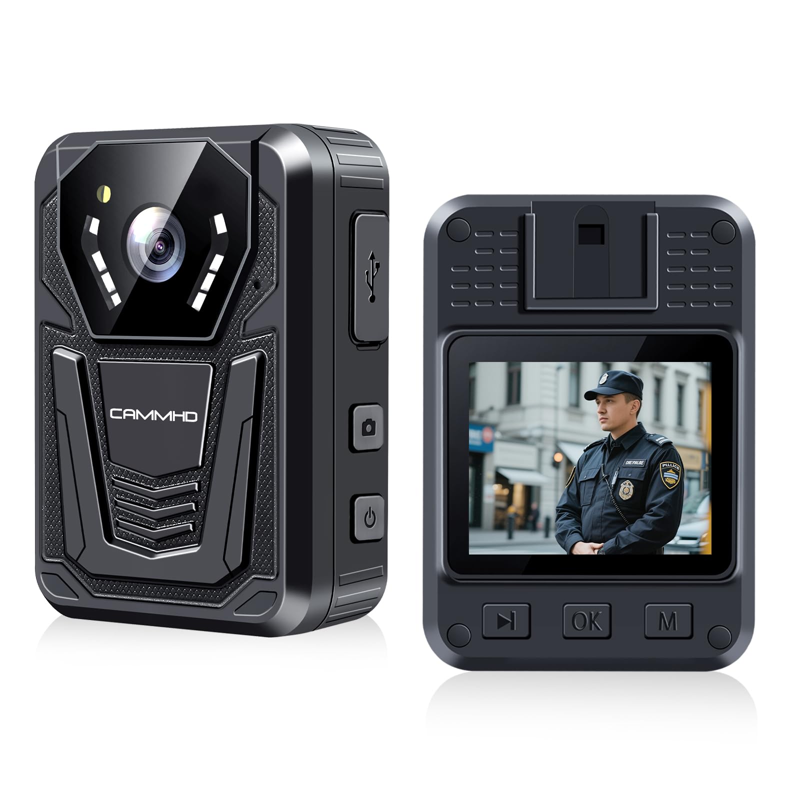 Amazon | CAMMHD 4K品質 ボディカメラ F6 32GB 防犯カメラ