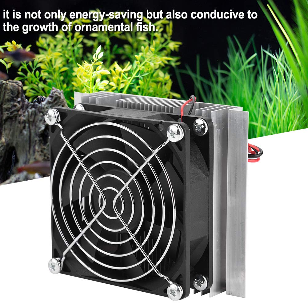 Thermoelectric Cooler Semiconductor Refrigeration System 15L High Power Cooling Device Efficient Water Chiller for Aquarium Fish Tank with Durable Aluminum Cooling Block