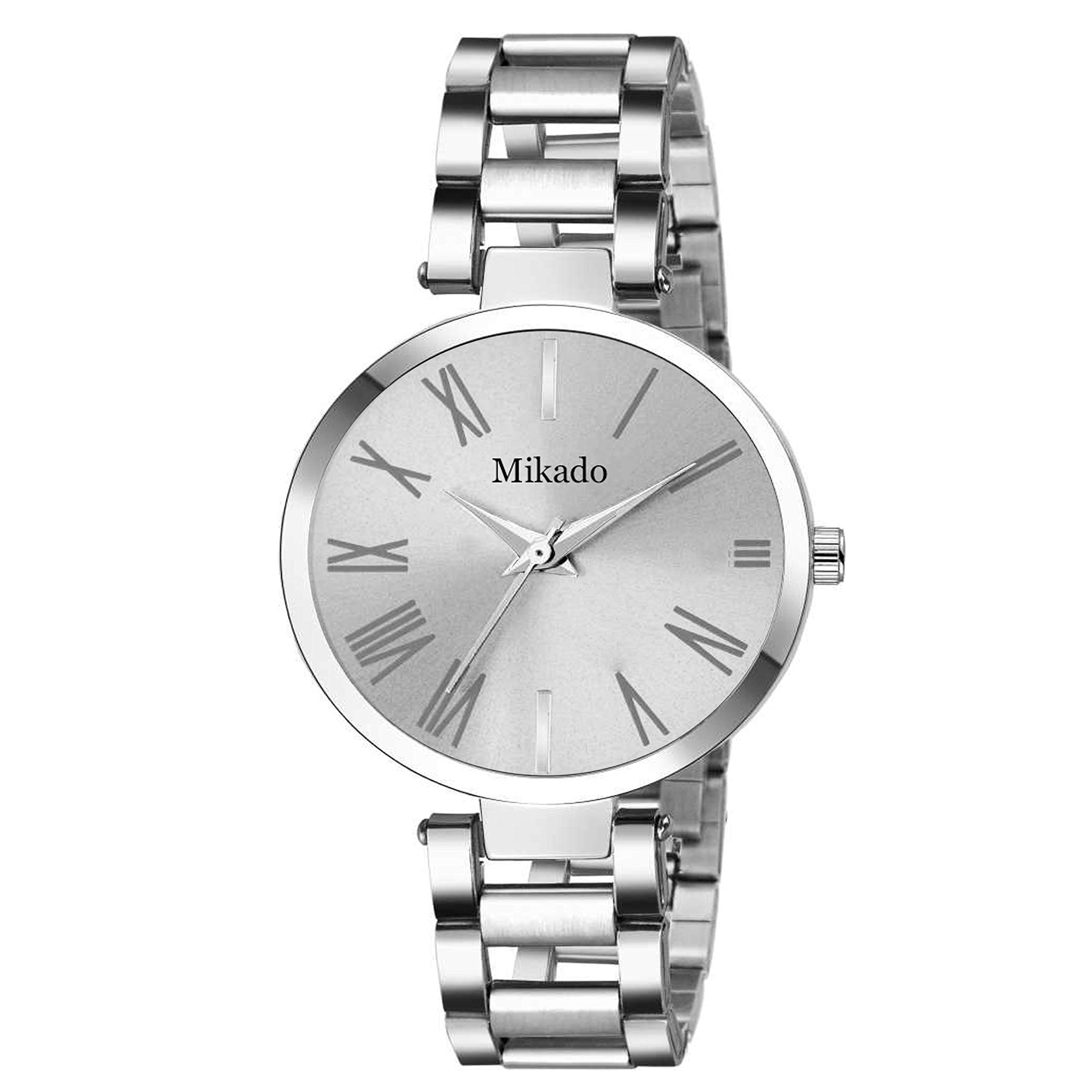 Mikado Analog Molly Fashion Metal Chain Girls Watch (White ) (B07XFPPZ51) Amazon Price History, Amazon Price Tracker