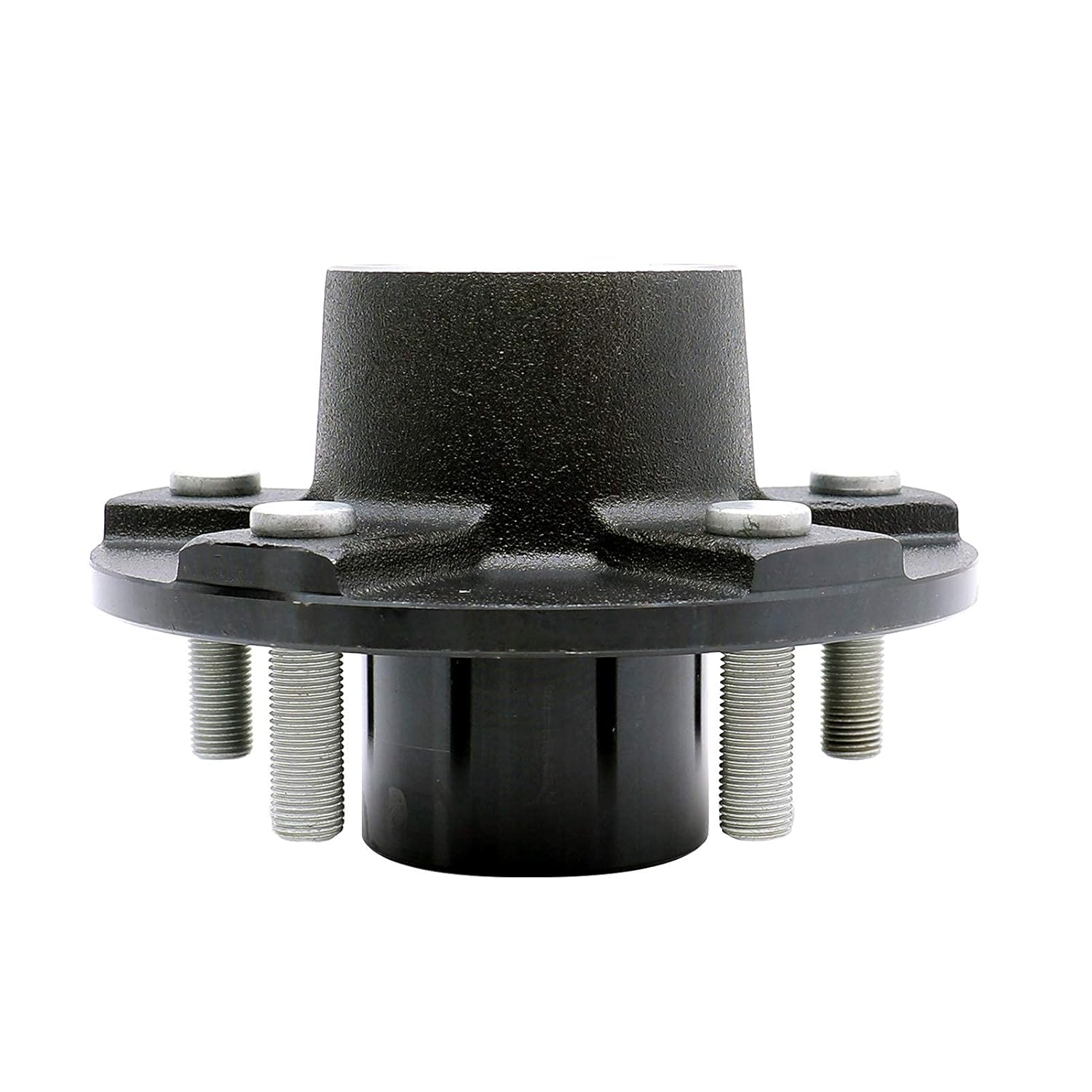 Trailer Hub Kit, 5-Bolt on 5" Bolt Circle Hub,Fit for 3,500 lbs axles, Fit for 1-3/8" Inner / 1-1/16" Outer Tapered Spindle