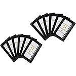 Pro Athletics QB Playbook Wristband - Football Quarterback Play Wristbands for Youth - Wrist Coach for All Sports with 3 Compartments (Black, Youth, 12-Pack)