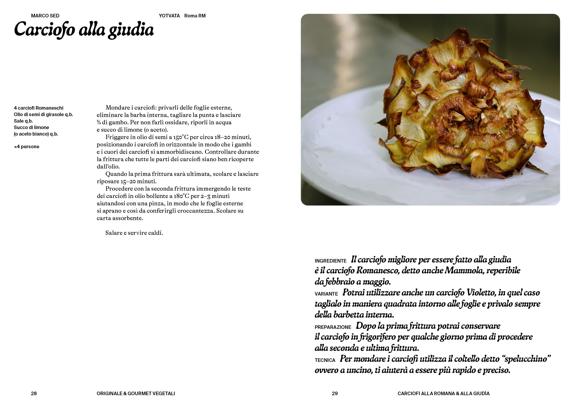 Originale & gourmet: vegetali