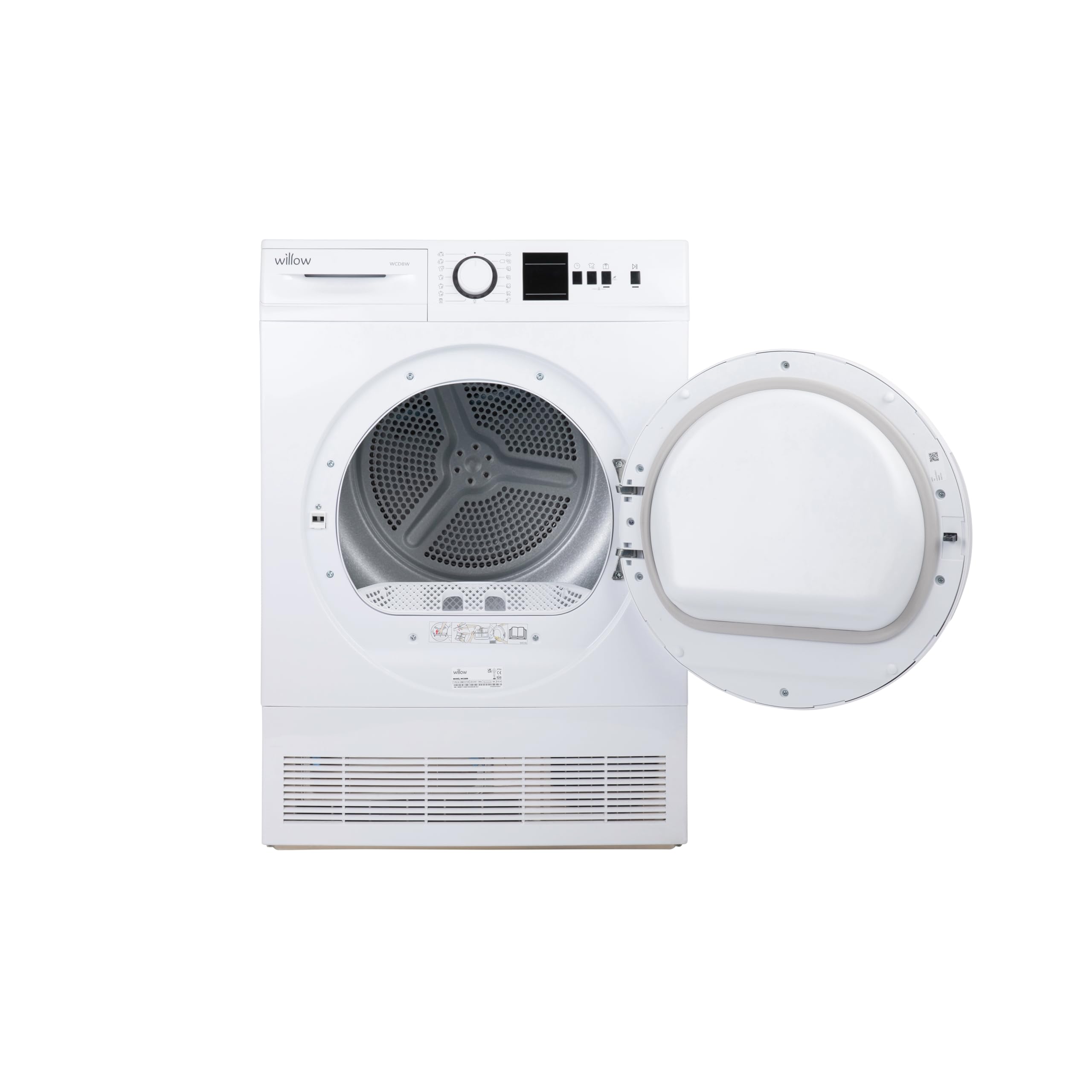 Willow WCD8W 8kg Freestanding Condenser Dryer with 15 Programmes, 3 Button Functions, LED Display — view 5