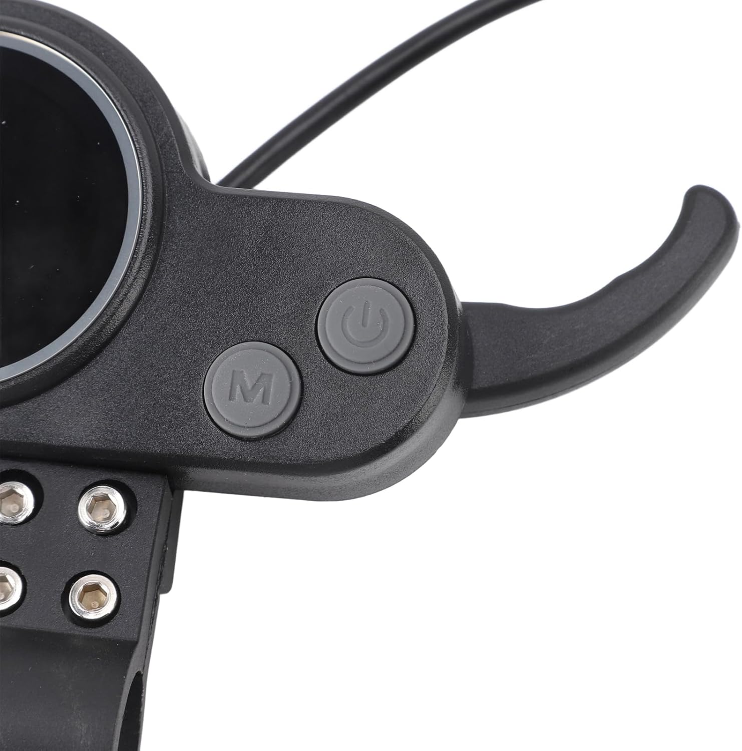 Color Screen Electric Scooter LCD Display 6 Pin Connector, 36-60V Voltage Adjustable with Speed Gear Power Indicator, for 10inch Scooter No.2 Protocol