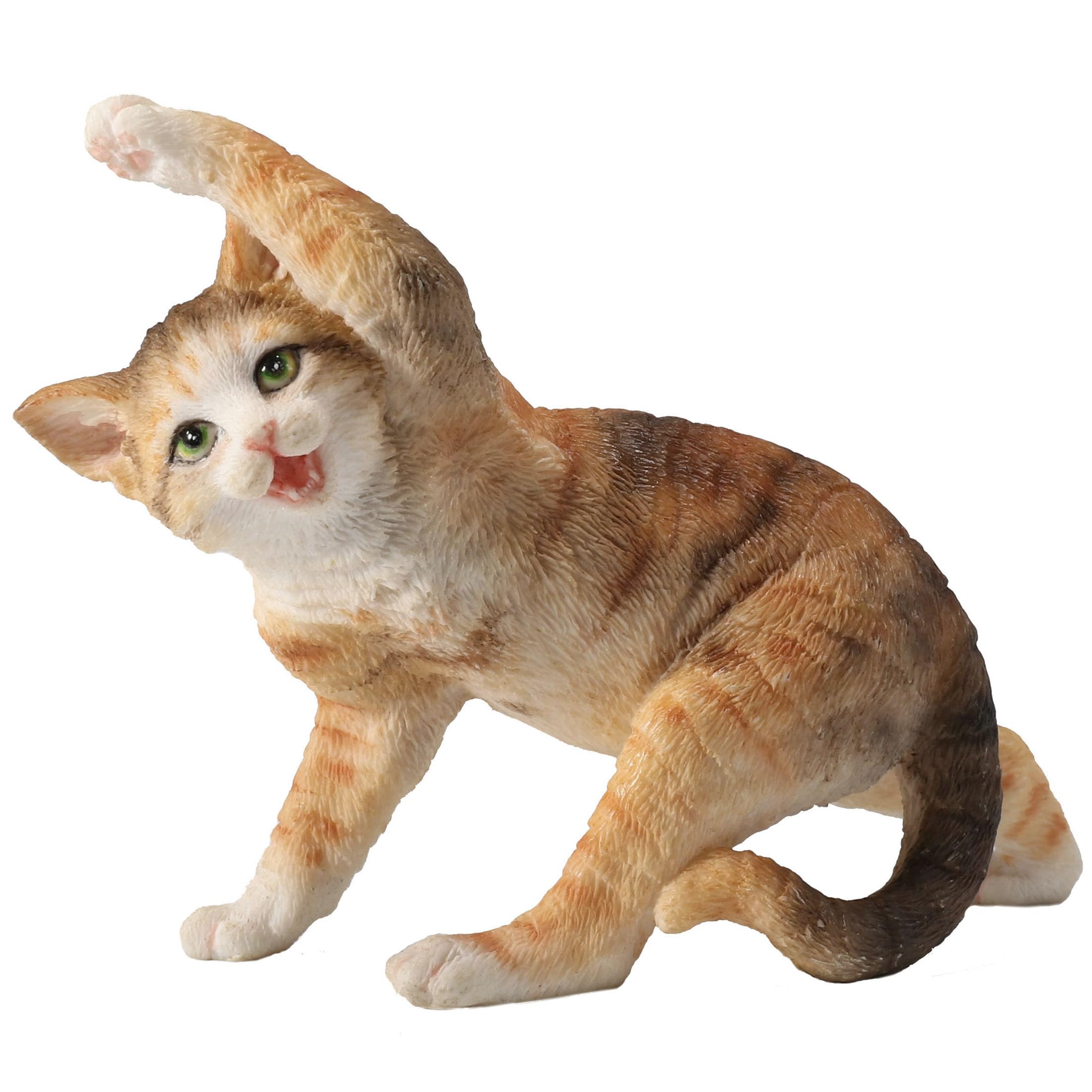 * vintage animal ୨୧ 立ち姿の 可愛い ウサちゃん Amazon.com: Veronese Design 3 1/2 Inch Yellow Tabby Yoga Cat Twist