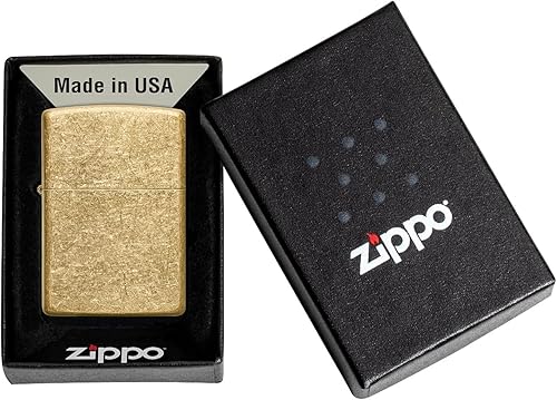 Vista 8 de Zippo Encendedor - Grabado de mensaje personalizado en latón Zippo encendedor (cepillo sólido 204)