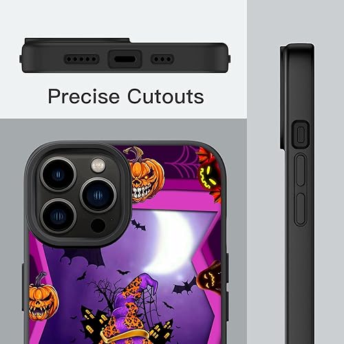 Miniatura 4 de Happy Halloween - Funda para teléfono compatible con iPhone 15, 14, 13, 12, 11 Pro Max, Samsung Galaxy S23 S22 S21 S20 FEA14 A54 A03S A53 A13Note