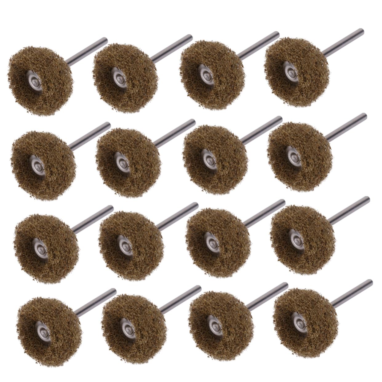 Éponge abrasive de ponçage double ORFOFE jaune pour finition de bricolage (50 pièces)