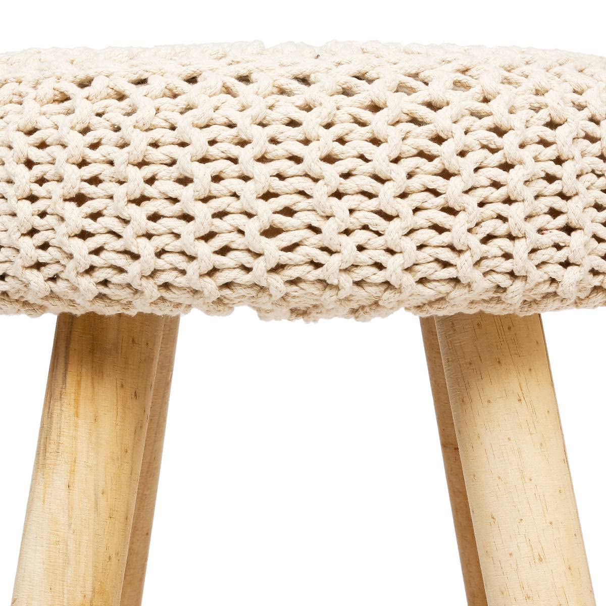 Atmosphera Hocker Suzette, Beige