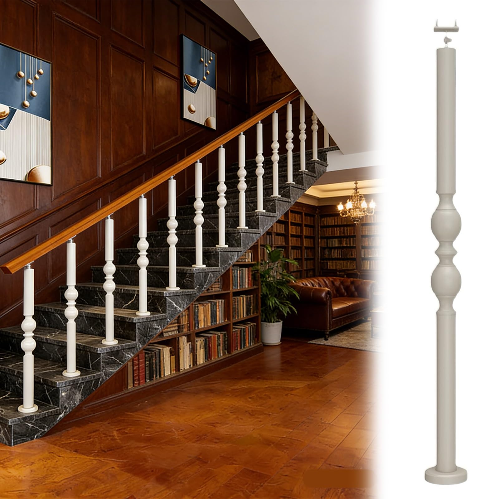 Balustrades d'escalier extérieur et rampe de sécurité intérieur 34 38 pouces