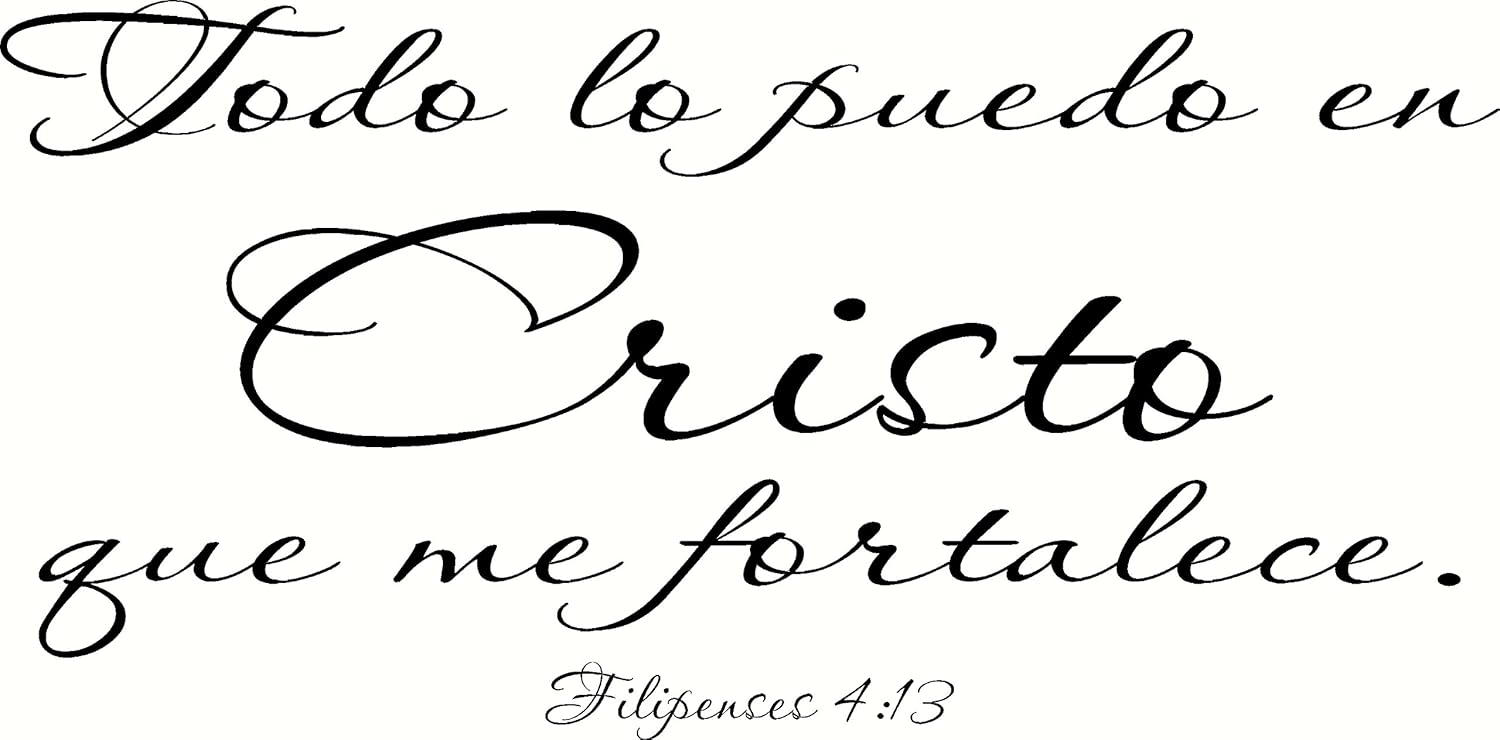 Filipenses 413 Xl Sized Bible Verse Wall Decal