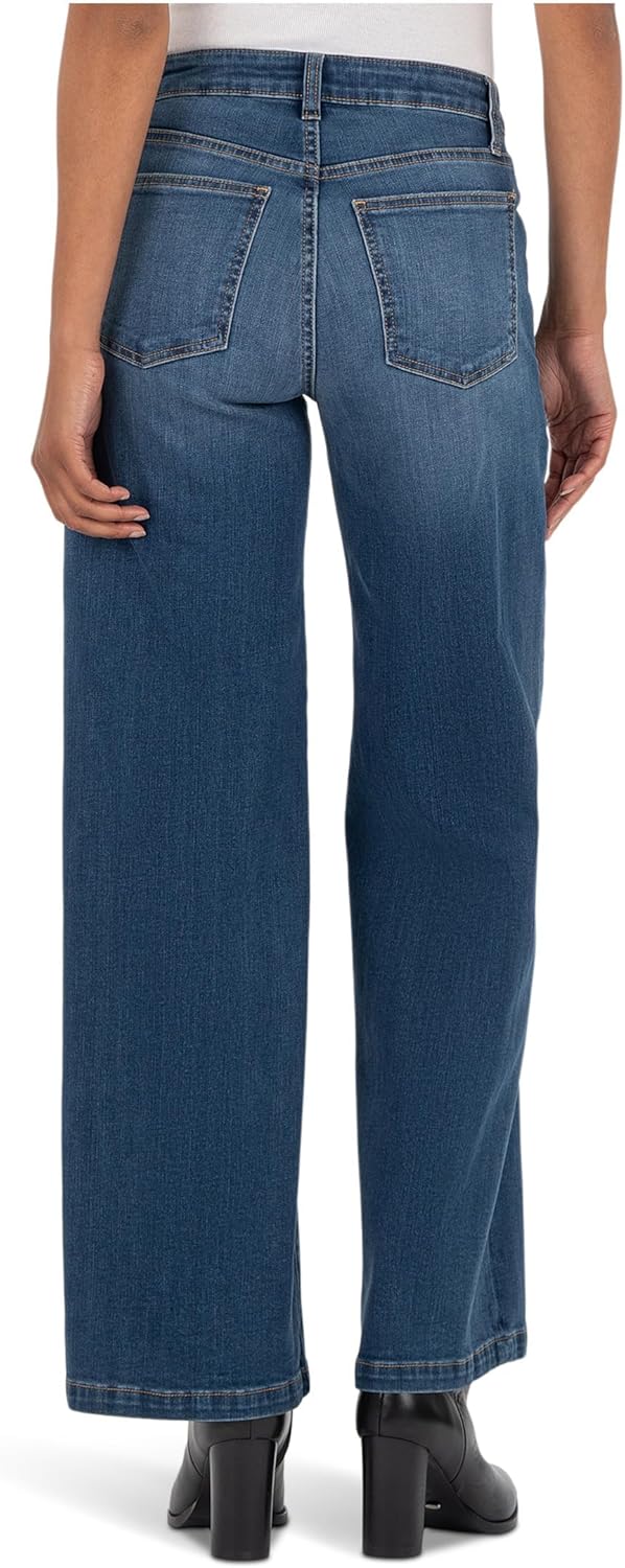 KUT from the Kloth Jean High-Rise Wide Front Seam Patch Front Pockets - Image 3