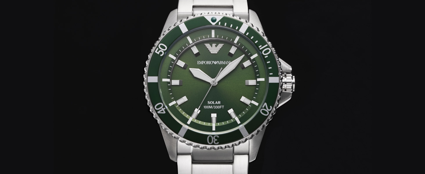 Amazon.com: Emporio Armani Men's Chronograph Stainless Steel Watch