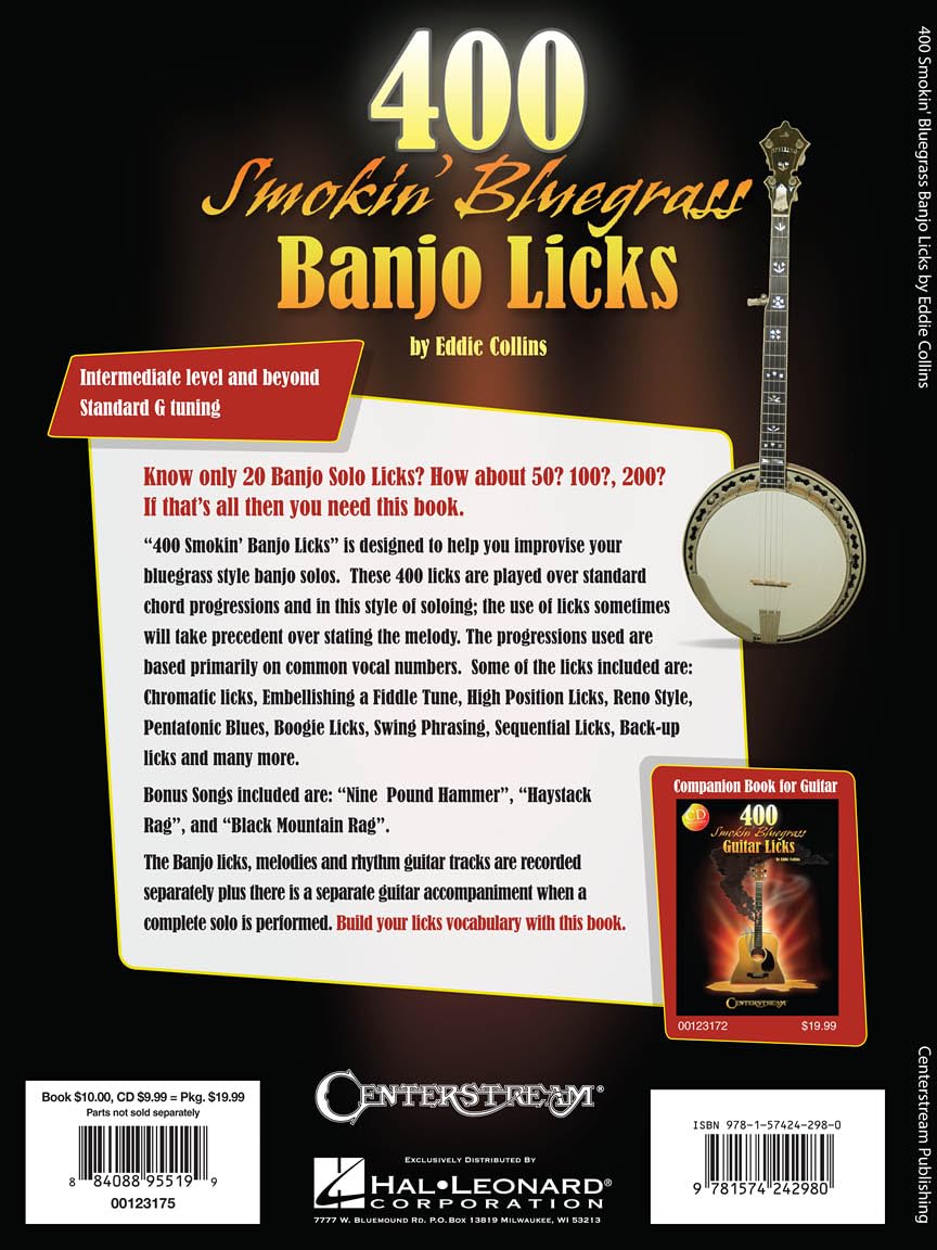 400 Smokin' Bluegrass Banjo Licks