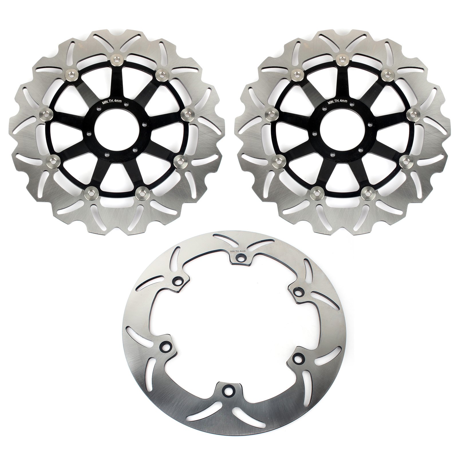 TARAZON Front Rear Brake Discs Rotors for Honda GL 1500 Valkyrie GL F6C 1997-2003