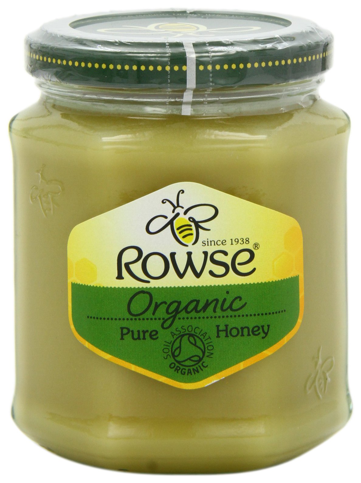 Rowse Organic Set Honey 340 g (Pack of 6)