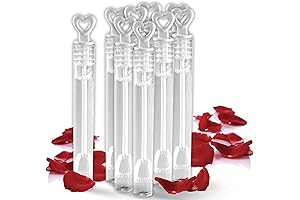 Mini Heart Bubble Wands for Weddings and Anniversaries