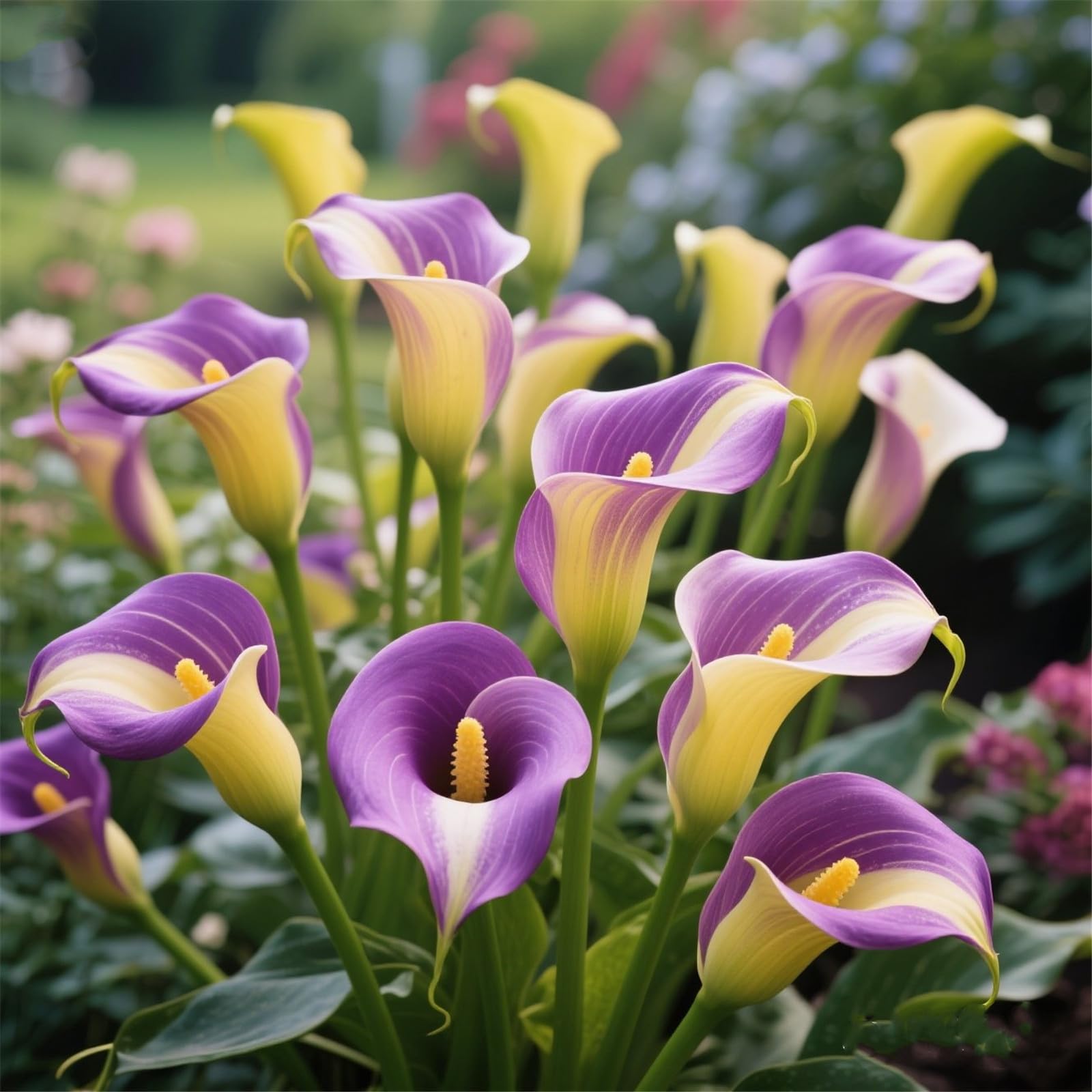 Perennial/Calla Lily Bulbs for Planting Now UK,Easy to Maintain/Grow in Beds,Borders,Patio Pot/Quality Display-4bulbs-G โ image 1