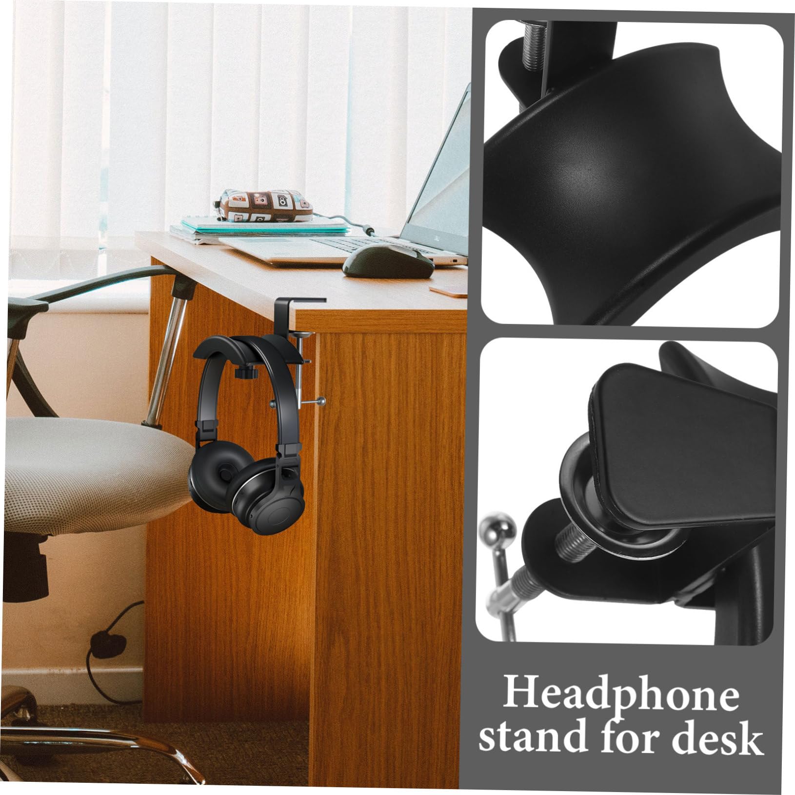 DOITOOL 4piezas Soporte De Auriculares Gaming Organizador De Escritorio Diseño y Resistente Soporte De Exhibición para Auriculares y para y