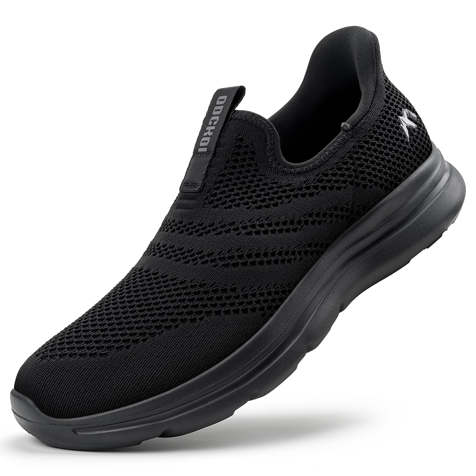 ODCKOI Slip On Sneaker Herren atmungsaktiv leichtgewichtig und bequem, für Freizeit, Walking, Jogging und Alltag,Minimalistisches ohne Schnürsenkel mit Mesh Outdoor Sportschuhe