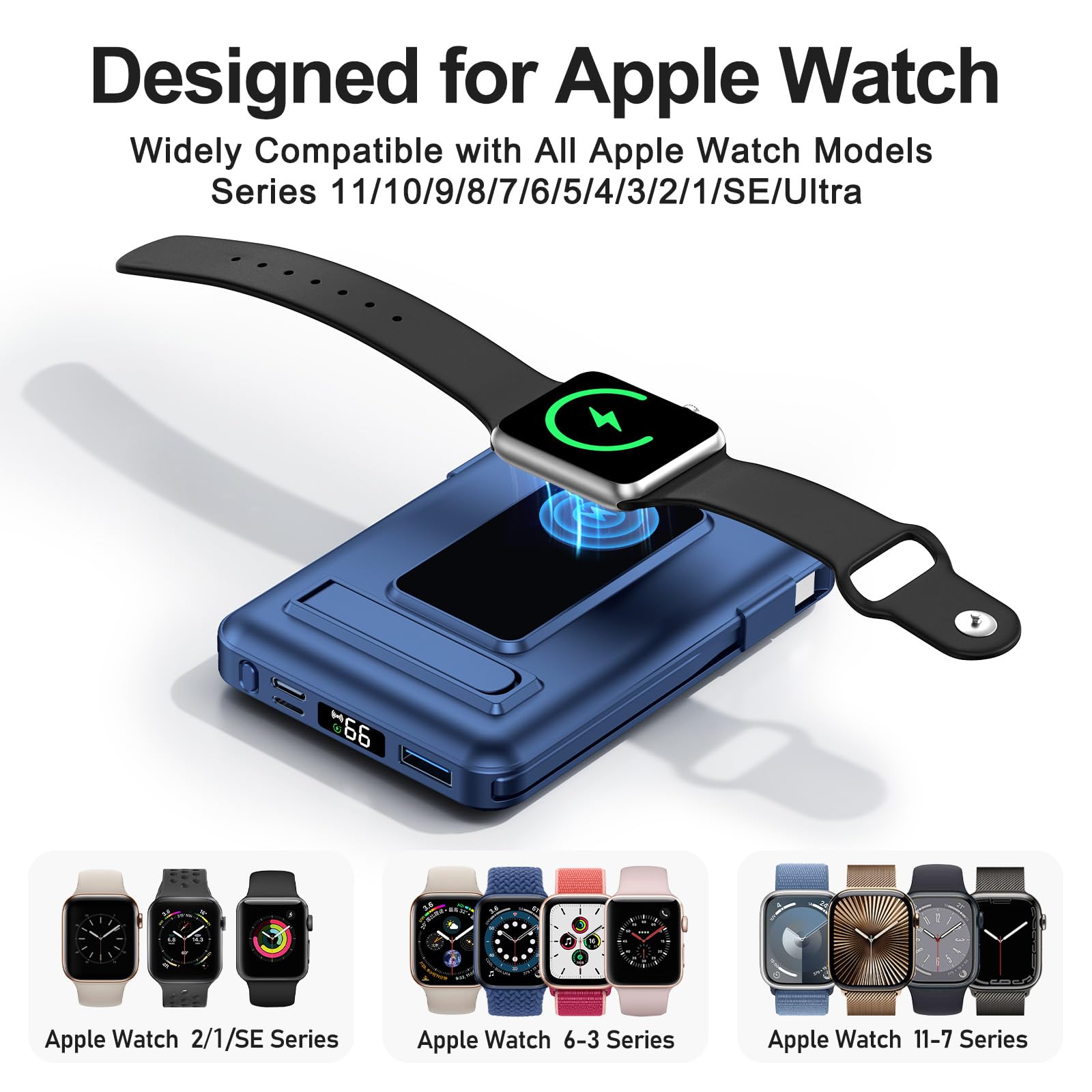 per Magsafe Powerbank, 10000mAh Caricatore Portatile Magnetico Power Bank per iPhone, Ricarica Rapida da 20W Batteria Esterna con Display LED per iPhone Air/17/16/15/14/13/12/Apple Watch