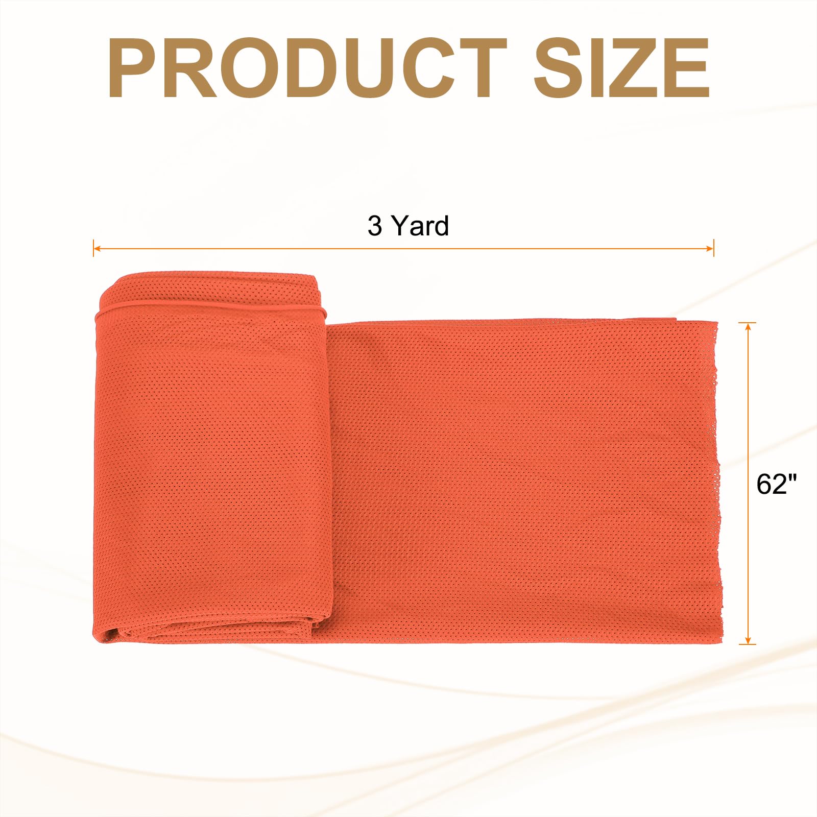 PATIKIL 62 Inch Wide Mesh Fabric Slightly Stretchy for Sewing Backpack Pocket and Straps Netting Clothes, Netting Bags - Image 2