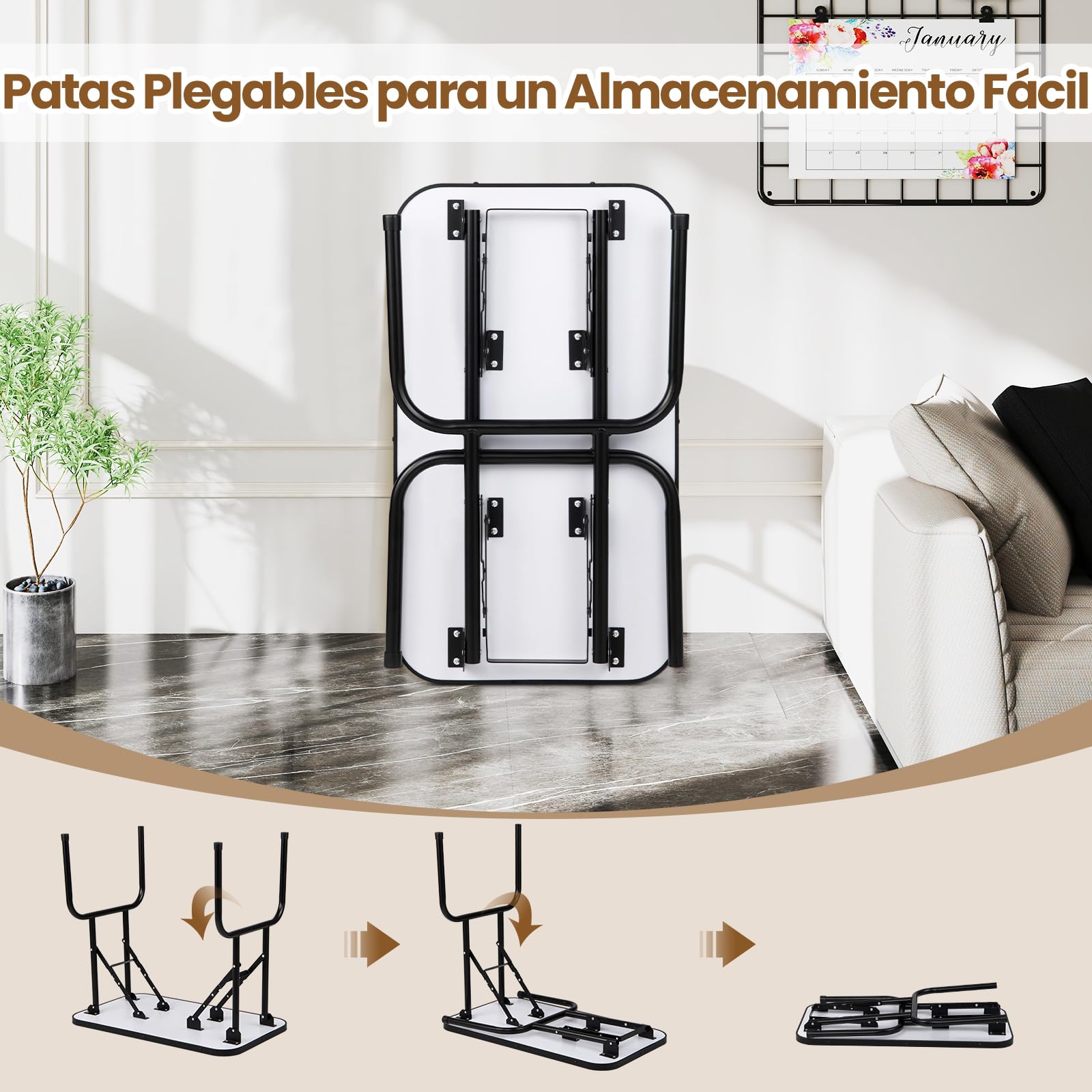 COSTWAY Mesa de Aseo para Mascotas, Mesa Plegable con Brazo Ajustable en Altura y Lazo, Superficie Antideslizante e Impermeable, Ideal para Perros y Gatos Pequeños y Medianos, Negro