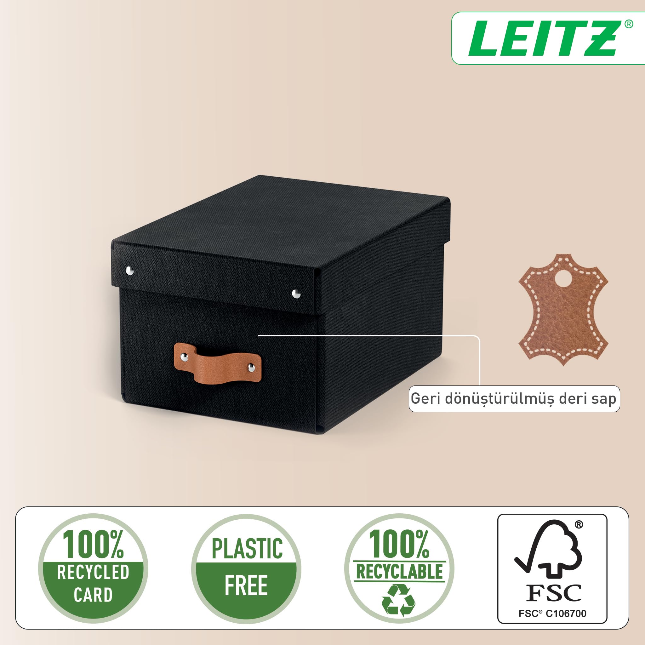 Leitz Puro Medium Lage Opbergdoos met Deksel – 2 Duurzame Opbergdozen, Compatibel met Kubuskasten & Wandplanken, Stapelbare Organiser van 8L, voor Thuis & op Kantoor (27 x 37 x 10cm, Groen Leitz Puro Medium Lage Opbergdoos met Deksel – 2 Duurzame Opbergdozen, Compatibel met Kubuskasten & Wandplanken, Stapelbare Organiser van 8L, voor Thuis & op Kantoor (27 x 37 x 10cm, Groen