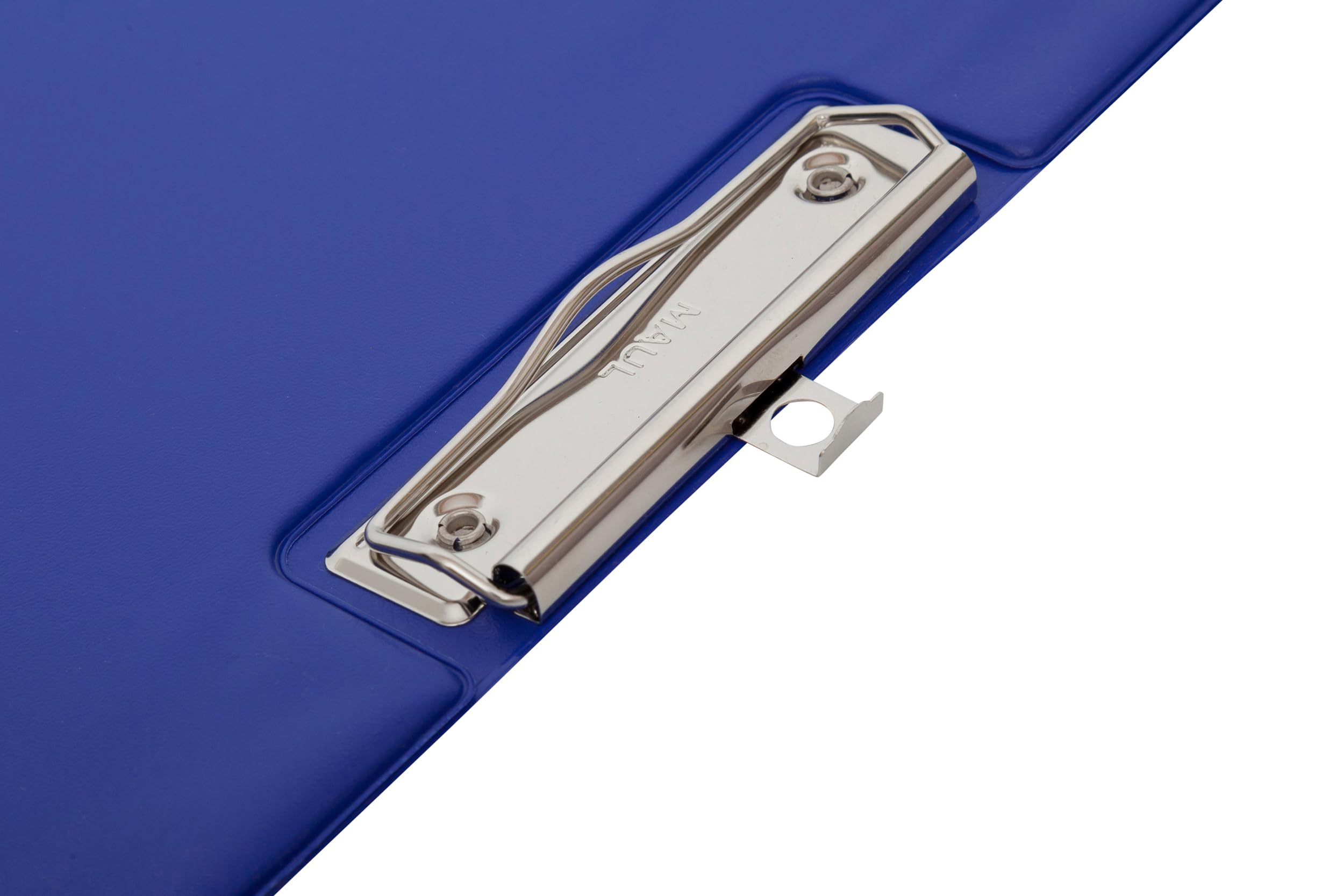 MAUL Dossier A4 Avec Revêtement En Film | Porte Bloc En Carton Recouvert D'une Feuille à Fermer | Pochette à L´intérieur De La Couverture Pour Feuilles | Pratique à Suspendre | Orange