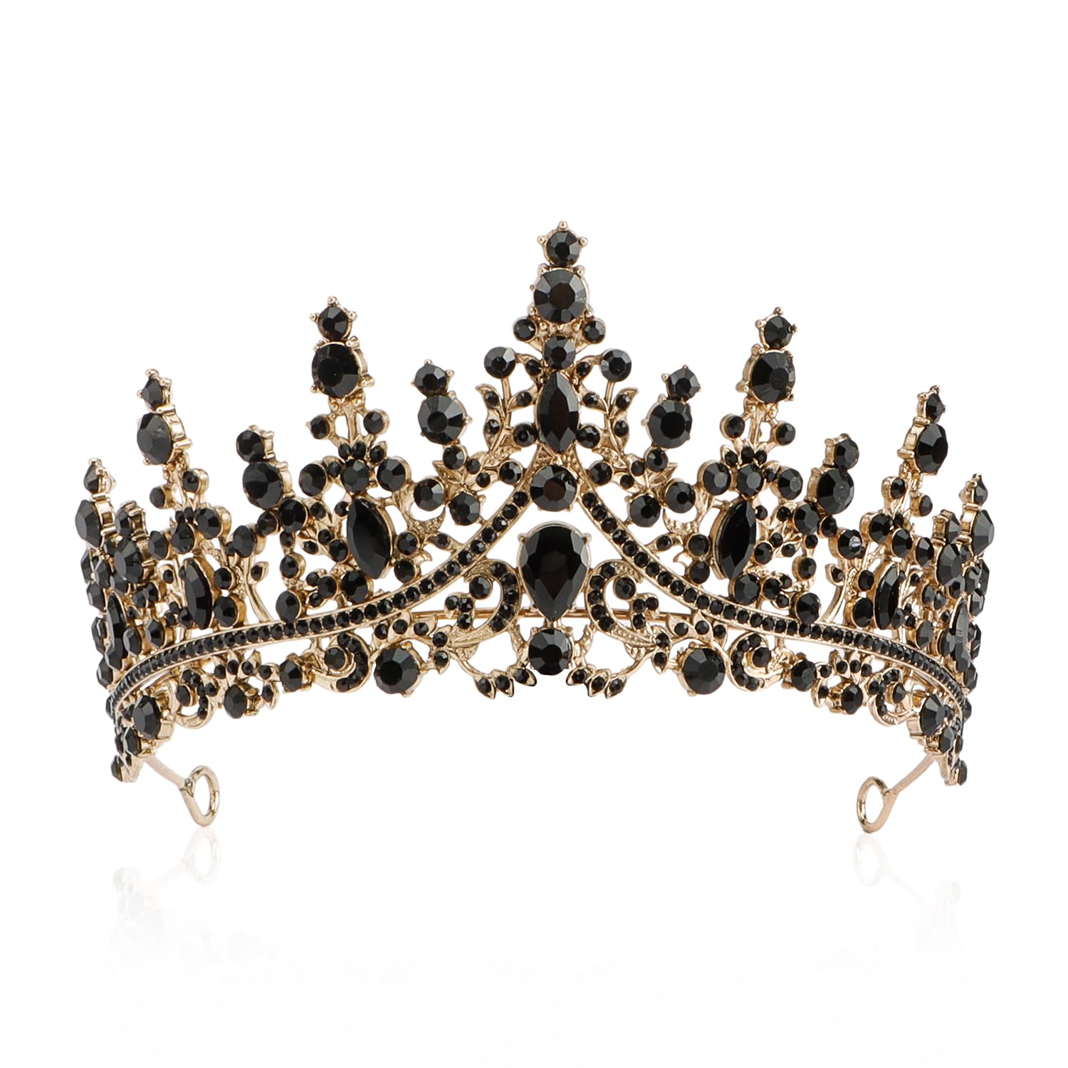 COCIDE Black Tiaras and Crowns for Women and Girls - Vintage Headbands