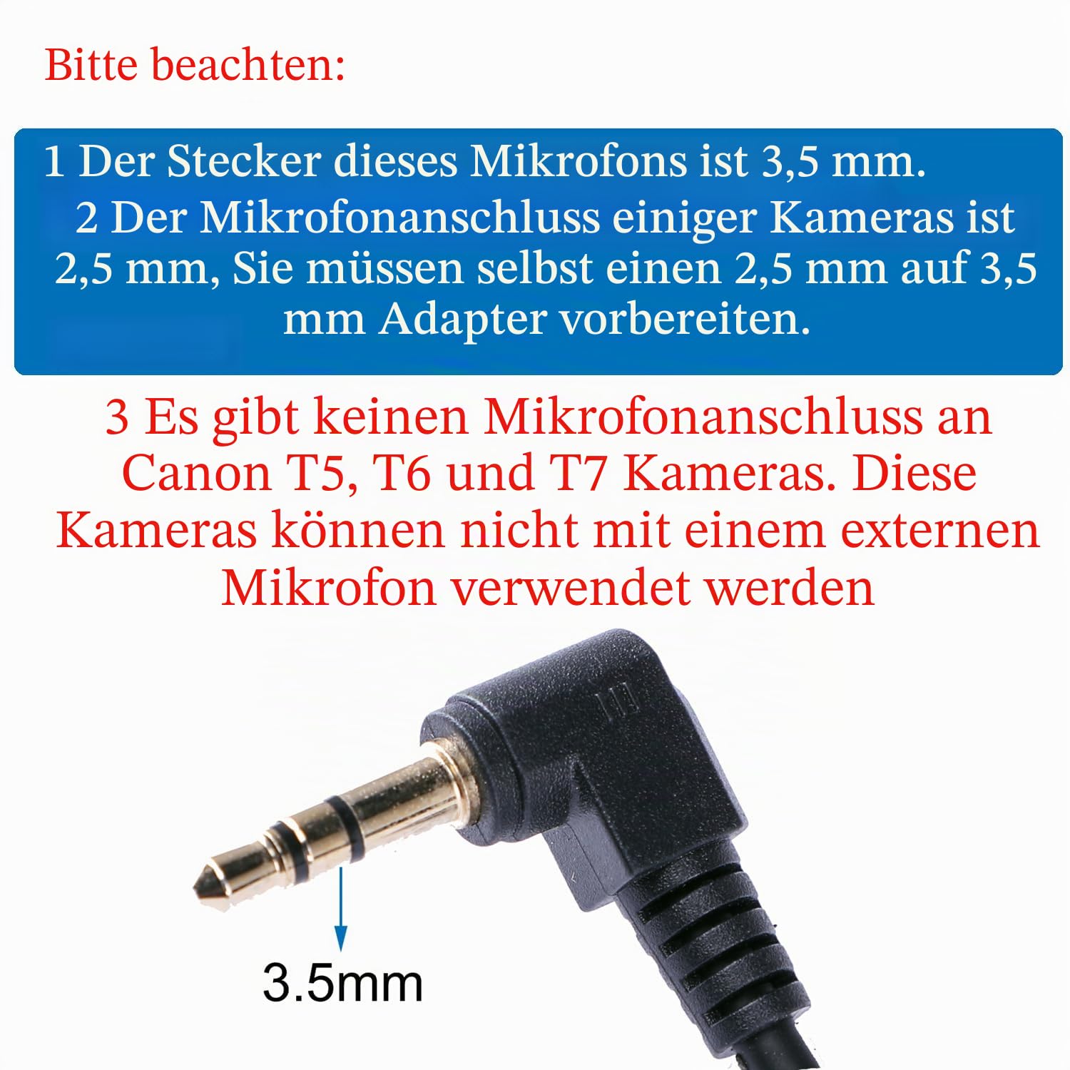 Nicama SGM5 Richtmikrofon,Interview Kondensator Kardioid Mikrofon für DSLR Kamera Nikon Canon Sony Camcorder