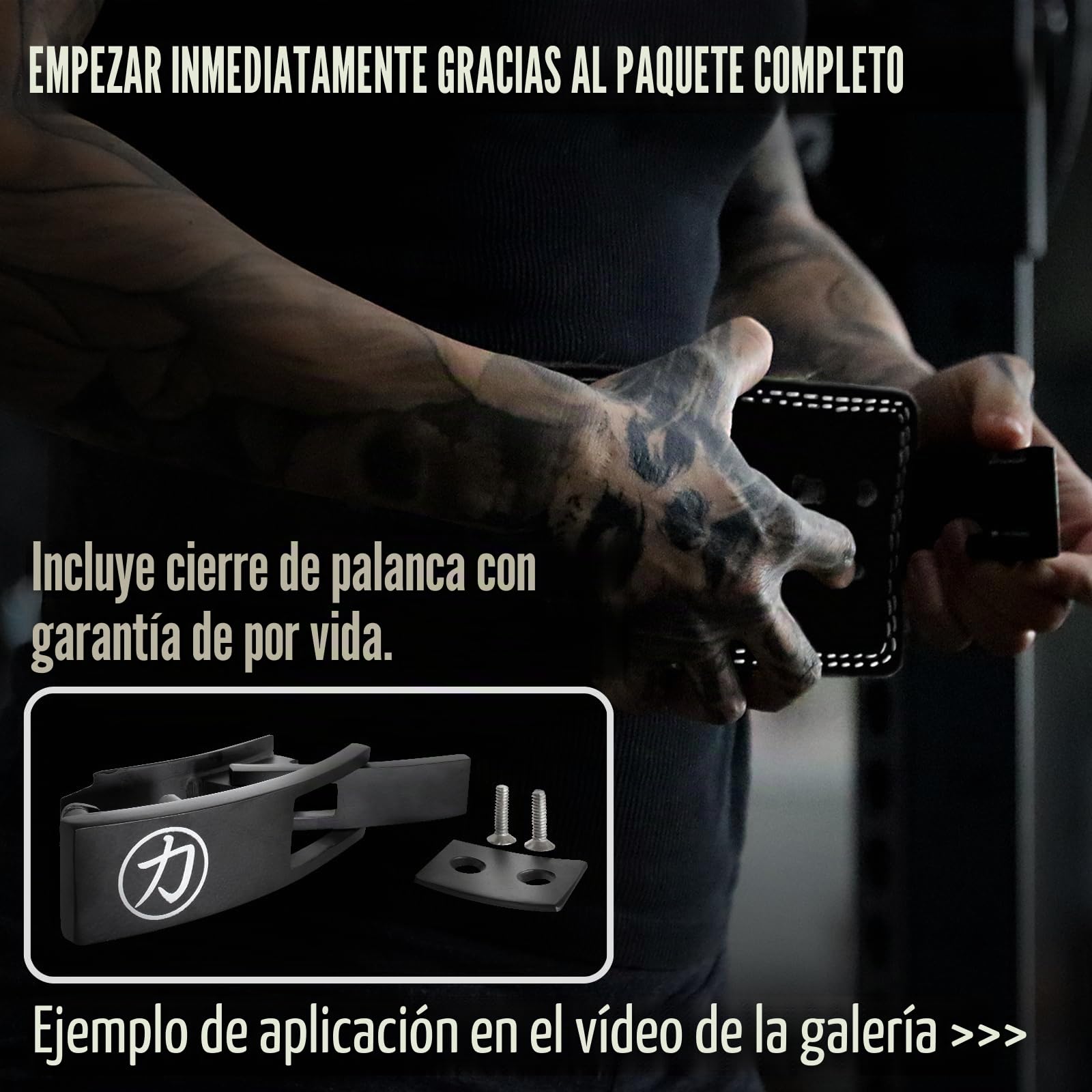 Strength Shop Cinturón de Levantamiento de 13mm con Hebilla de Palanca, Certificado IPF, Resistente y Duradero, Estabiliza el Tronco y la Columna Vertebral durante el Entrenamiento