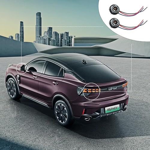 Miniatura 7 de Enchufe de enchufe de bombilla LED 1157, impermeable, señal de giro, luz de freno, arnés de luz trasera, conector de enchufe de base, accesorios