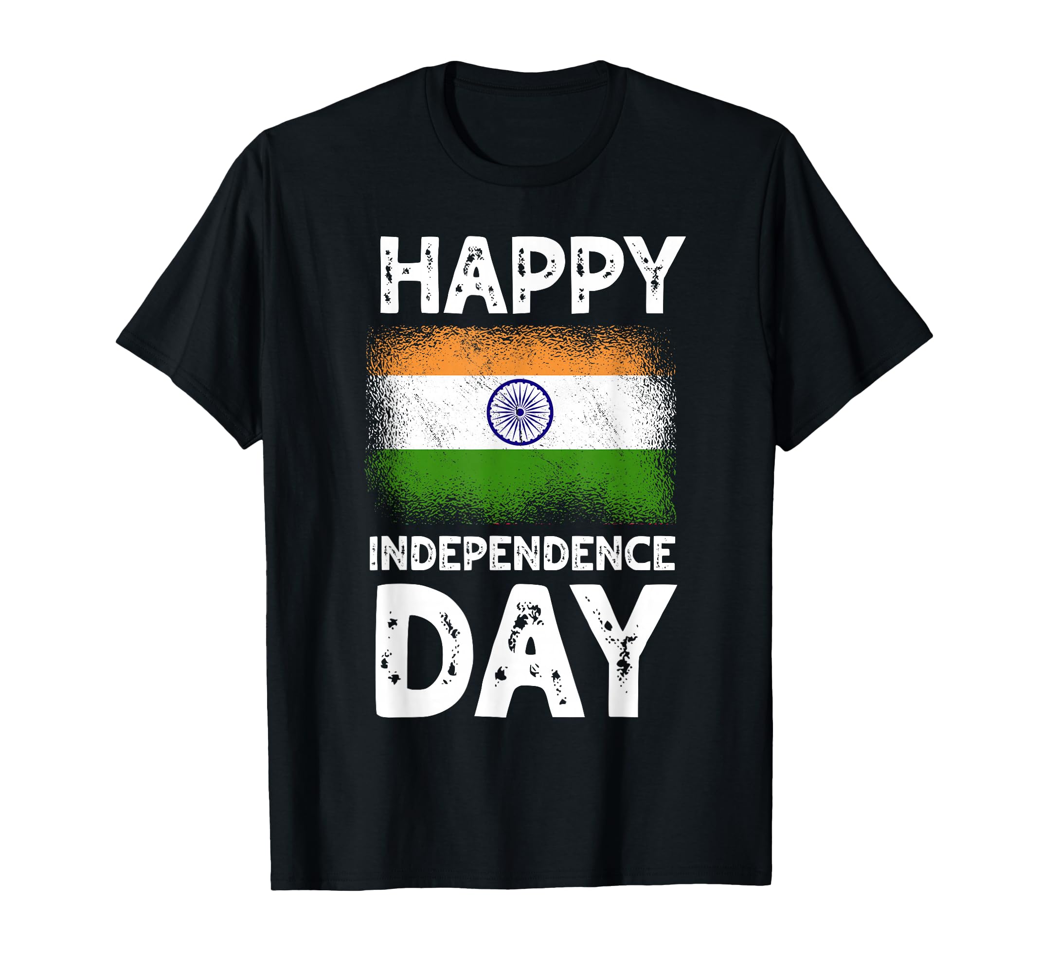 Happy Independence Day August 15 India Indian Flag T-Shirt
