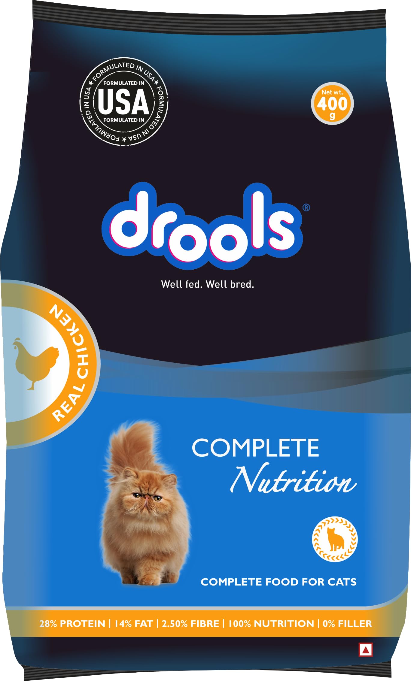 Drools Real Chicken Adult Cat Food, 400g (B00LE8SFBI) Amazon Price History, Amazon Price Tracker