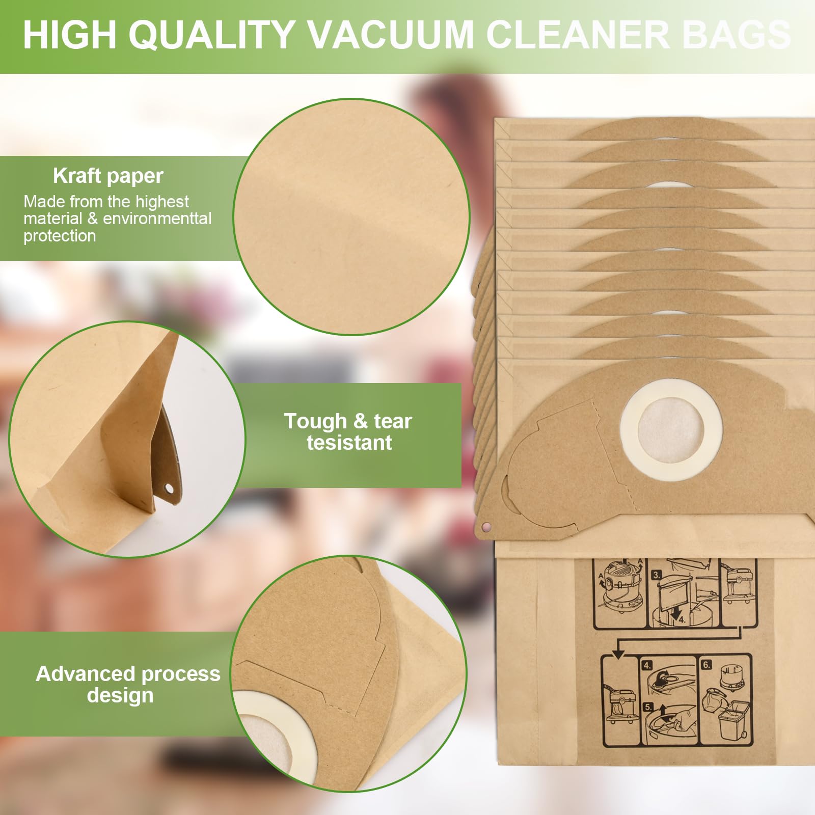 Mv2 | Sacchetti Per Aspirapolvere - Foto 4