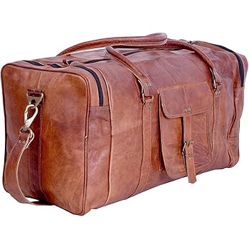 mens leather duffle bag canada