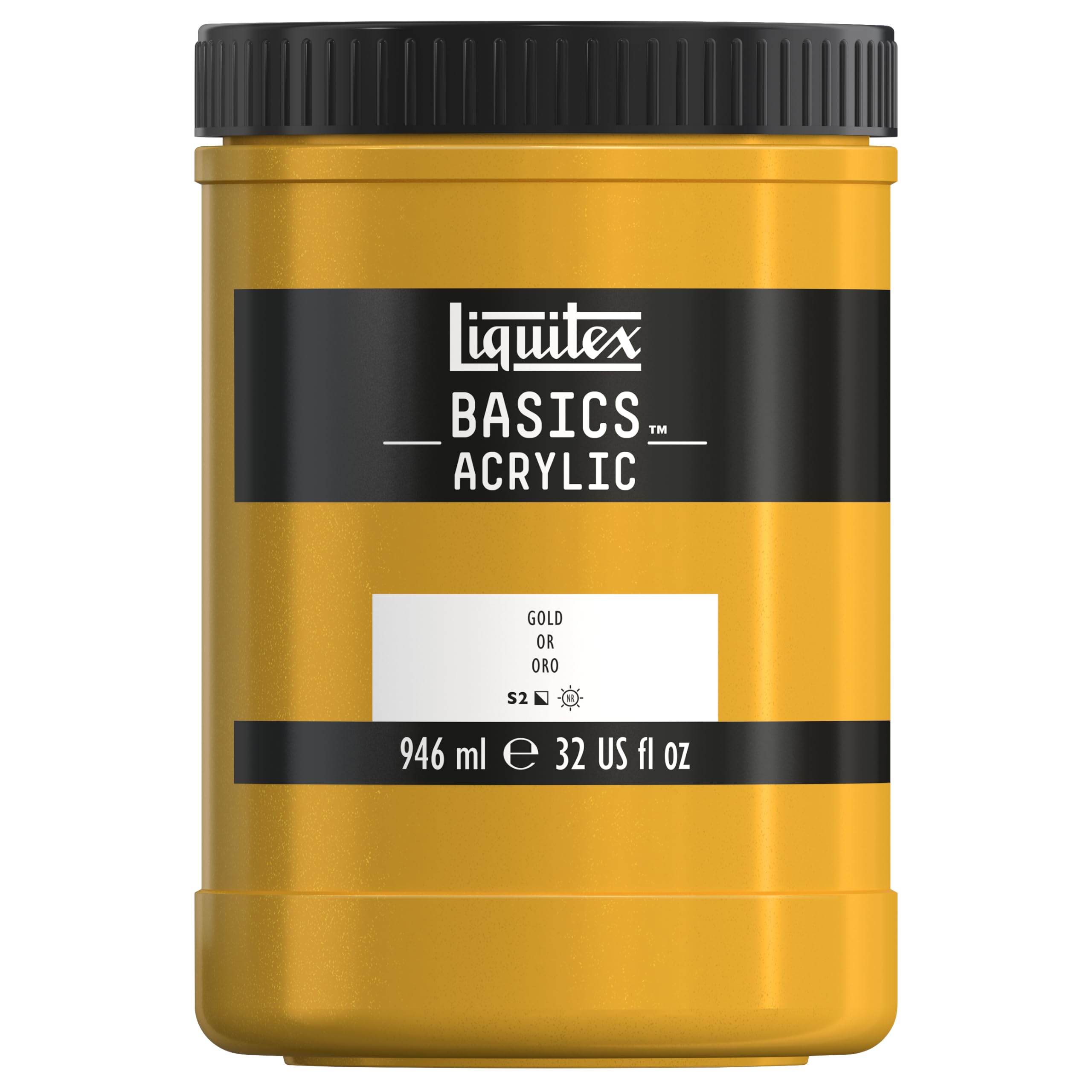 Liquitex Acrylique Basics Pot 946 ml Or