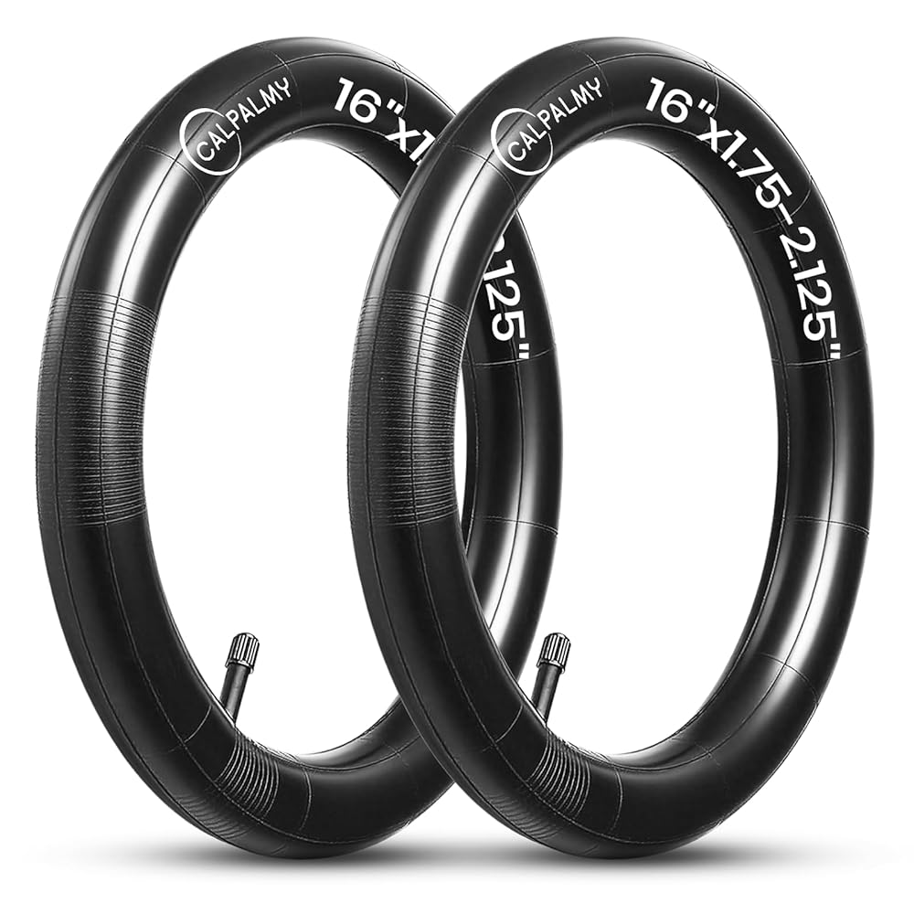 16\'\' x 1.75/1.95/2.15 Inner Tubes (2-Pack) | Compatible with Most 16 Kid Bikes Like RoyalBaby, Schwinn, Dynacraft Magna and Titan - Made from BPA/Latex Free Premium Quality Butyl Rubber