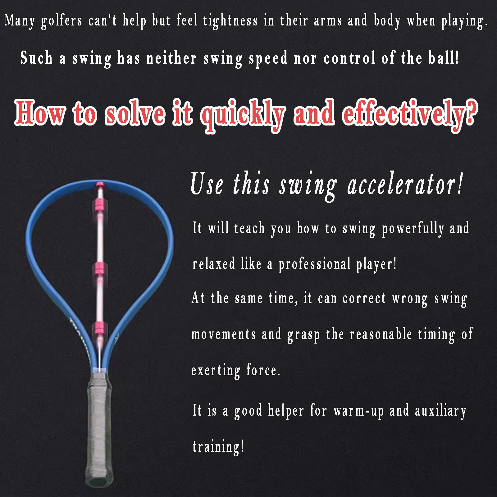 Acceleratore di Swing nel Tennis, Tiro al Volo di Dritto E Rovescio E Allenatore di Servizio, Movimenti Corretti dello Swing E Padronanza delle Abilità di Generazione di Energia