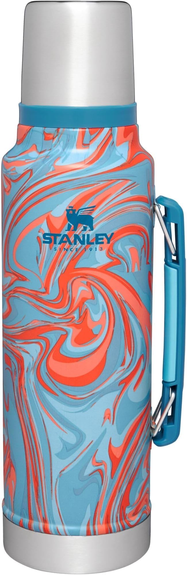 Stanley Classic Vacuum Insulated Wide Mouth Bottle - BPA-Free 18/8 Stainless Steel Thermos for Cold and Hot Beverages – Keeps Liquid Hot or Cold for Up to 24 Hours