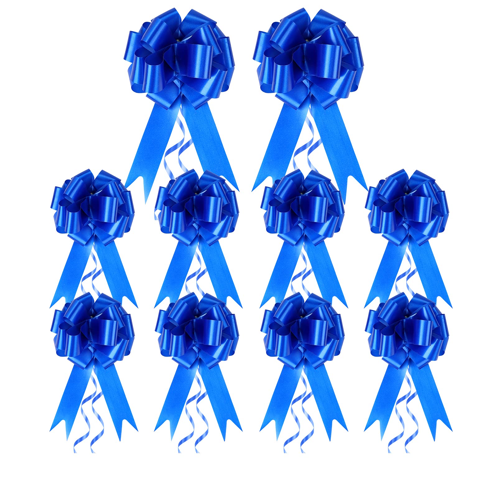 Pull Bows for Gifts Basket for Valentine's Day Small Pull Ribbon Bows Wrapping Ribbons and Bows A10-30pcs-Deep Blue