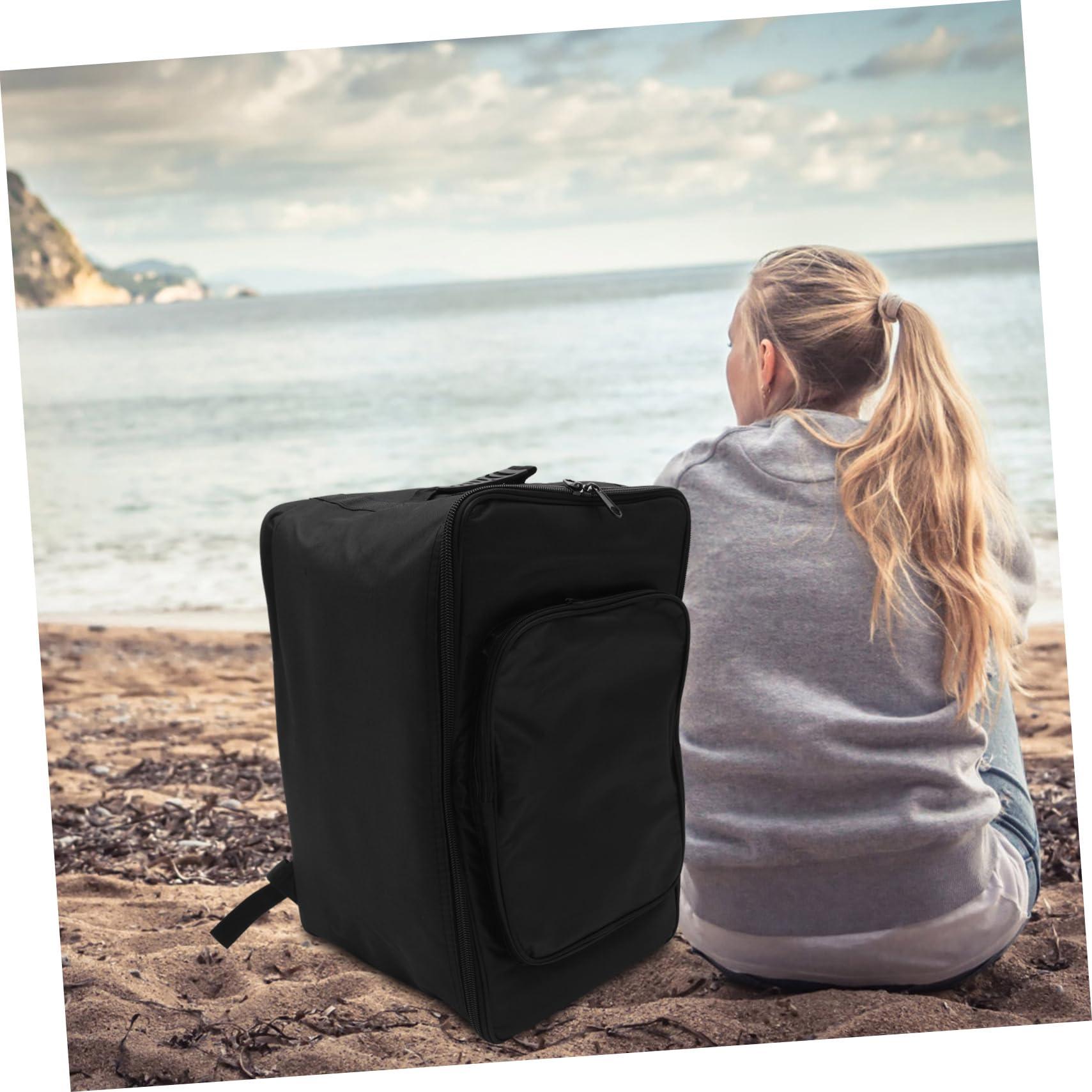 Mochila para Batería de Tela Oxford Almacenamiento para Tambores y Diseño Acolchado Negro para Transporte Cómodo Varios estilos