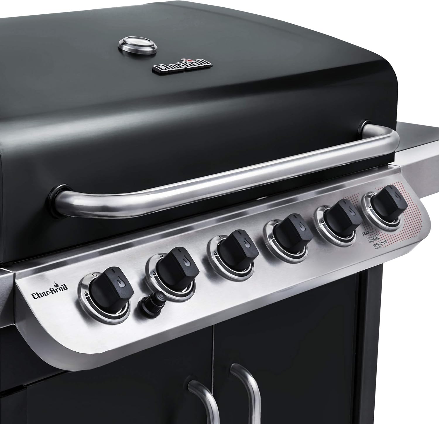 Char-Broil Convective Series 640 B XL - Barbecue a gas a 6 bruciatori e bruciatore laterale, finitura nera. Char-Broil Convective Series 640 B XL - Barbecue a gas a 6 bruciatori e bruciatore laterale, finitura nera.