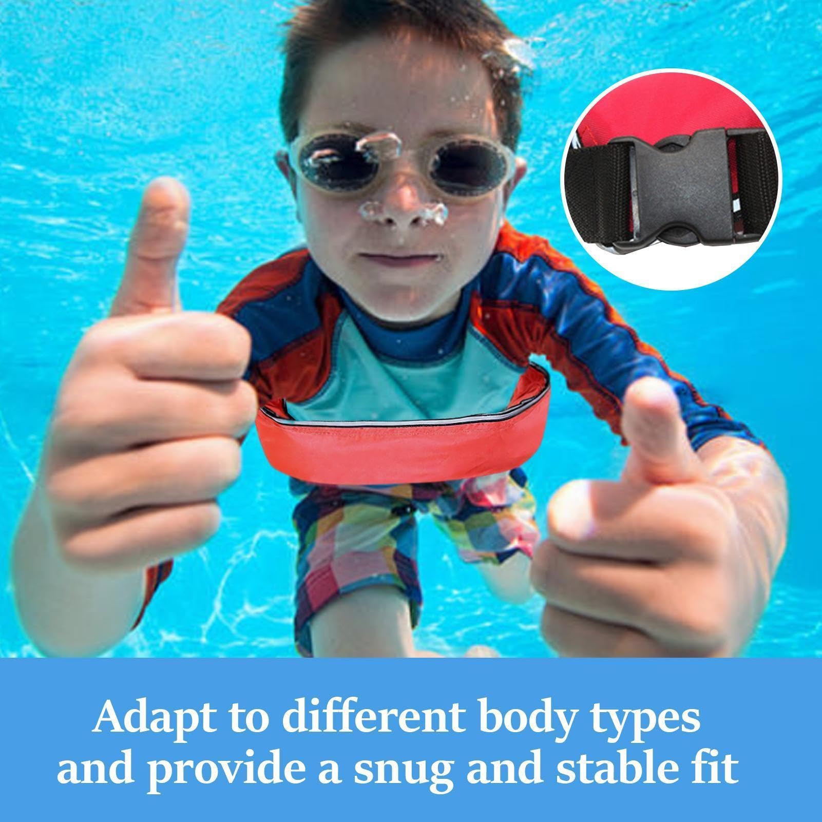 Ceinture De Natation Gonflable Anti-Noyade Ajustable