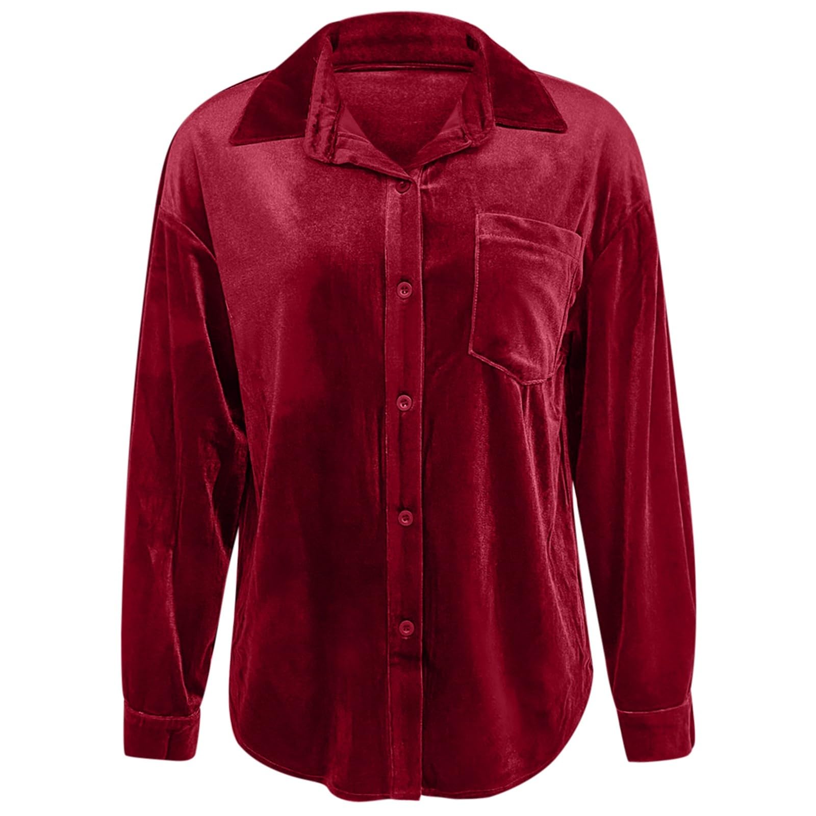 Genérico Tallas Grandes Mujer Blusas Camiseta Slim Fit Túnica Informal Casual Camisas Shirt Elegantes Top Cómoda Holgado Blusa T Sueltas Transpirable Camisa